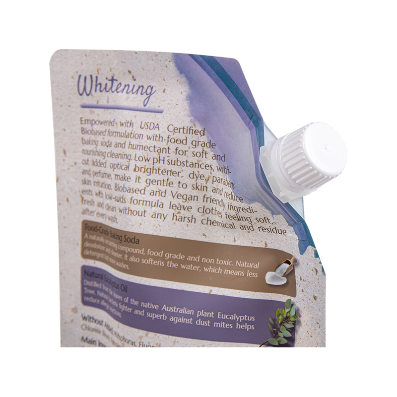 Vrećica deterdženta za pranje rublja s izljevom s učinkom brtvljenja Vrećica deterdženta za pranje rublja s izljevom s učinkom brtvljenja