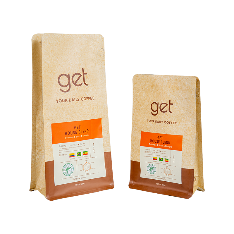 250g-1kg Vrećica za kavu s osam strana 250g-1kg Vrećica za kavu s osam strana